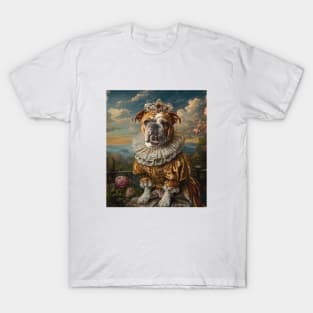 Bulldog - Medieval Princess T-Shirt